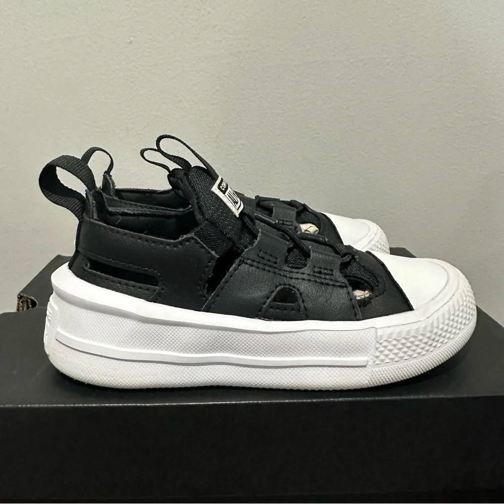 Converse Junior Chuck Taylor All Star Ultra Sandal Slip Black White Size…